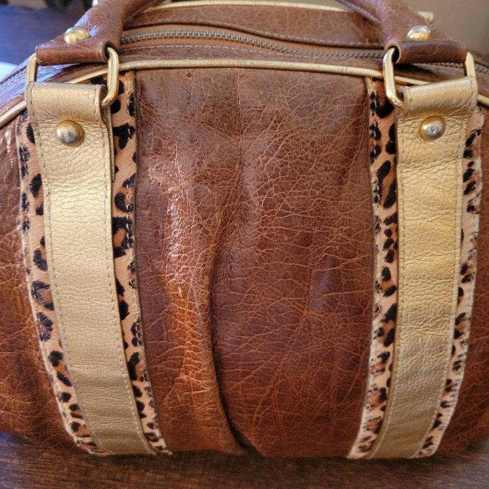 LEATHER HANDBAG - Picture 3 of 4